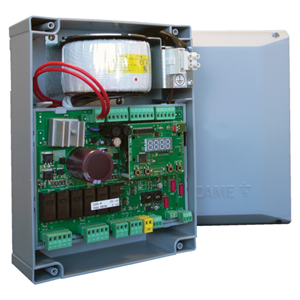 Блок управления CAME ZLX24MA (Для распашной автоматики 24 В, Электронный дисплей программирования, Адаптивное управление скоростью, CAME Connect)