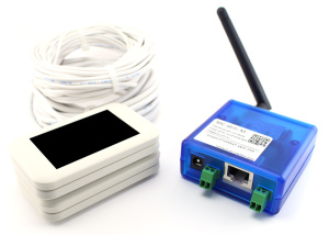 Счетчик подсчета посетителей MegaCount MC-WiFi (датчики, модем WI-FI, кронштейн, БП, ПО)