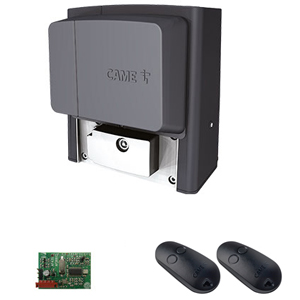 Комплект автоматики для откатных ворот CAME BX708AGS Combo KIT (Створка до 14 м, до 800 кг, Инт.30%, Приемник, 2 Пульта)