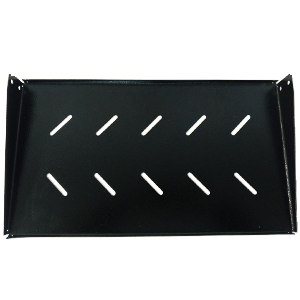 Полка консольная для настенного шкафа W&T WT-2114C-B-RU (До 10 кг, 1U, 19", 250 мм, Металл, Черный)