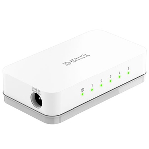 Коммутатор D-Link DES-1005C/B1A (5 Портов: 10/100 Мбит/с, 5 В)