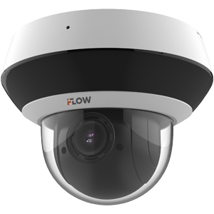 Уличная поворотная IP камера видеонаблюдения iFlow F-IP-1421CMSZ4 (2.8-12 мото, 2Мп, PoE, SD, Аудио, Детекция лиц, IP66, IK10, Аналог DS-I205M(C))