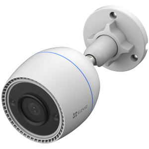 Беспроводная WiFi камера видеонаблюдения EZVIZ H3c Color (2.8, 125°, 2Мп, SD, Микрофон, Цвет в темноте, Стробоскоп, ИИ, H.265, IP67, ИК 30м)
