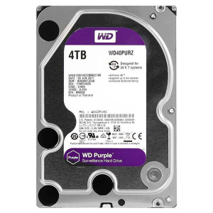 Жесткий диск HDD 4TB (4000 Гб WD Purple Refubrished, 64 Мб, SATA III, Для систем видеонаблюдения)