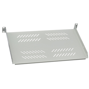 Полка консольная для настенного шкафа W&T WT-2114C-G (до 10 кг, 1U, 19", 280 мм, металл, серый)