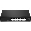 коммутатор smartec st-ns216mb-gd (18 портов: 16 poe 10/100 мб/с, 2 uplink 1 гбит/с, бюджет poe 175 вт, автоопределение, vlan, грозозащита 6 кв) в Калининграде, цена.