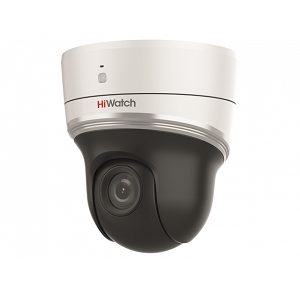 Беспроводная поворотная WiFi камера видеонаблюдения HiWatch PTZ-N2204I-D3/W(B) (2.8-12, 2Мп, PoE, SD, Микрофон и динамик, Аудио 1 вх/1 вых, Аналитика)
