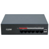 коммутатор iflow f-sw-eu206mpoe-v/l (l2, 6 портов: 4 poe, 2 uplink 10/100 мбит/с, бюджет poe 35 вт, металл, встроенный бп) в Калининграде, цена.