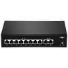 коммутатор smartec st-ns208mb-gd (10 портов: 8 poe 10/100 мб/с, 2 uplink 1 гбит/с, бюджет poe 90 вт, автоопределение, vlan, грозозащита 6 кв) в Калининграде, цена.