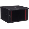 настенный телекоммуникационный шкаф w&t c066045bwtwof (6u, 19", 600x355x450 мм, черный, дверь - металл+стекло) в Калининграде, цена.