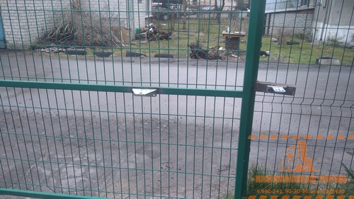 Установка автоматики на распашные ворота. Зеленоградск.