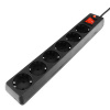 Купить сетевой фильтр 5.0м (6 розеток) черный в Калининграде, цена, сравнение характеристик, в наличии в магазинах ТД Безопасный Город