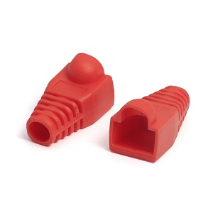 Изолирующий защитный колпачок для разъёмов RJ-45 (красный)