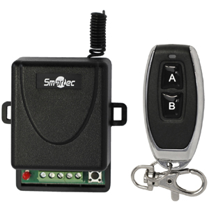 Комплект радиоуправления Smartec ST-RC117RR (Приемник+Пульт, 433.92 МГц, 3 режима работы реле, Звуковая индикация, Макс. до 6 пультов)