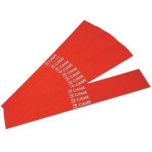 Наклейки светоотражающие CAME G02809 (Красные, Для рейки шлагбаума, 20 шт.)