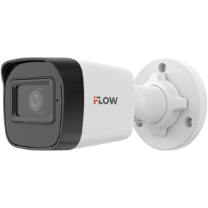 Уличная IP камера видеонаблюдения iFlow F-IC-1141M (2.8, 123°, 4Мп, PoE, Микрофон, ИК 30м, IP67, Аналог IPC-B040)