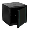 настенный телекоммуникационный шкаф w&t c126045bwtwof (12u, 19", 600x592x450 мм, черный, дверь - металл+стекло) в Калининграде, цена.