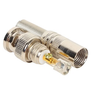 Разъем BNC "пружина" с золотым напылением