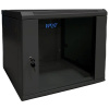 настенный телекоммуникационный шкаф w&t c126045bws3 (12u, 19", 600x592x450мм, черный, дверь - металл+стекло) в Калининграде, цена.