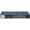 коммутатор iflow f-sw-eu418poe-v/l (l2, 19 портов: 16 poe 10/100 мбит/с, 2 uplink 1 гбит/с, 1 sfp 1 гбит/с, бюджет 130 вт, металл) в Калининграде, цена.