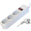 Купить сетевой фильтр 3.0м (3 розетки) белый в Калининграде, цена, сравнение характеристик, в наличии в магазинах ТД Безопасный Город