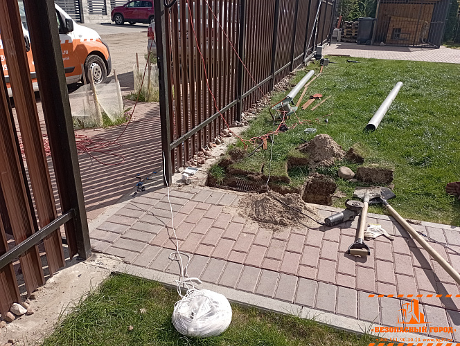 Контроль доступа на калитку - беспроводной видеодомофон