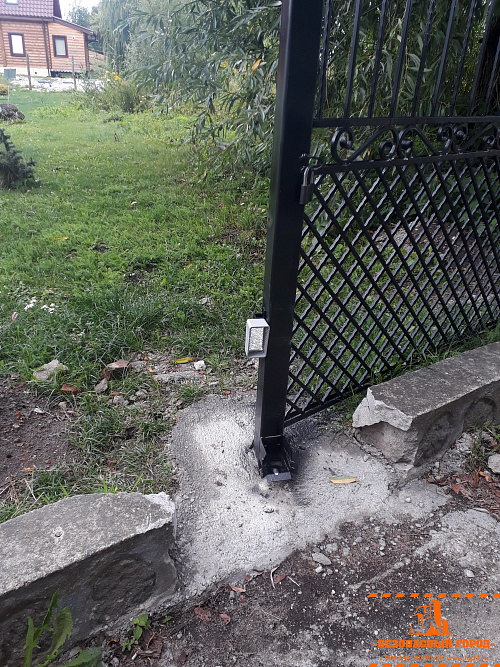 Откатные ворота с автоматикой