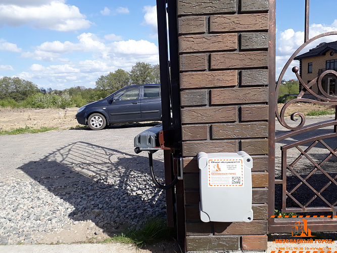 Установка автоматики на распашные ворота