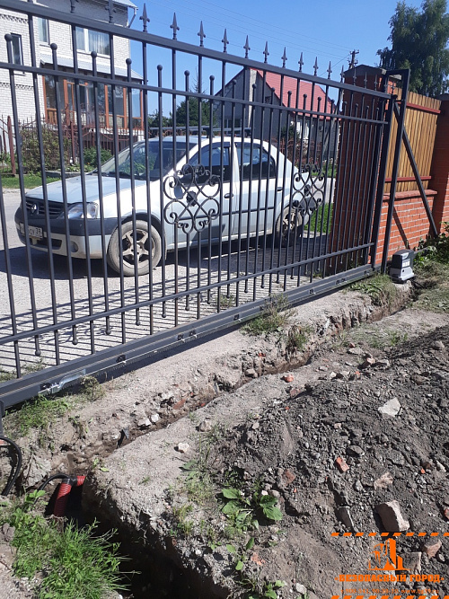 Автоматические откатные ворота