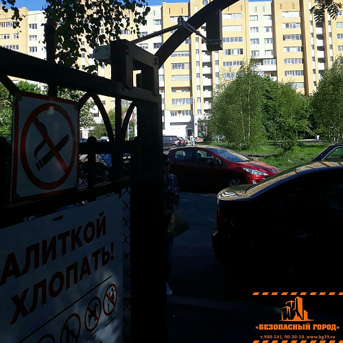 Система контроля доступа на калитку для детского сада