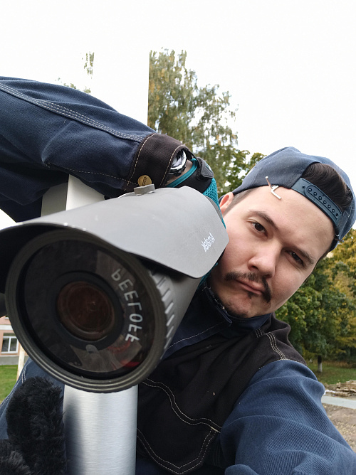 Видеонаблюдение 5мп на спортплощадке