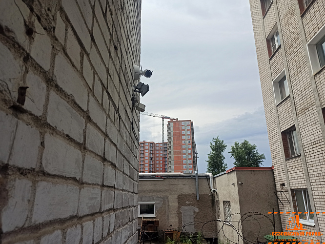 Беспроводное видеонаблюдение на гостинице Дейма