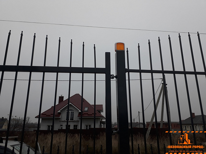 Автоматика для распашных ворот и видеодомофон